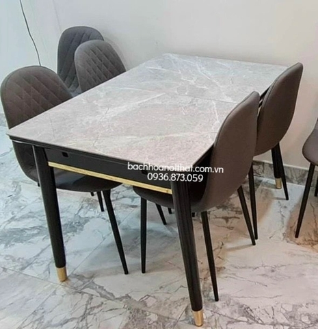 BÀN ĂN MẶT ĐÁ KÉO DÀI - BAMD12