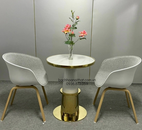 GHẾ HAY CAFE BỌC VẢI CHÂN SẮT