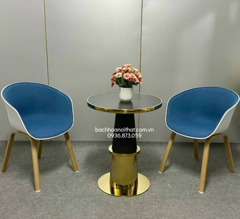 GHẾ HAY CAFE BỌC VẢI CHÂN SẮT