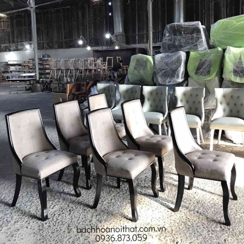 GHẾ LUCKY CỔ ĐIỂN GỖ TỰ NHIÊN - GAG64