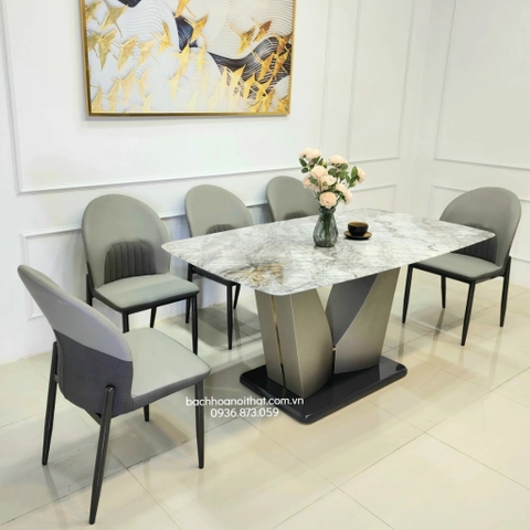 BÀN ĂN MẶT ĐÁ ĐẸP HIỆN ĐẠI - BAMD146