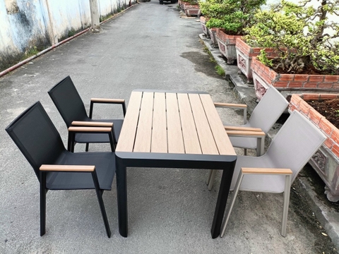 GHẾ SÂN VƯỜN KHUNG NHÔM - SV16
