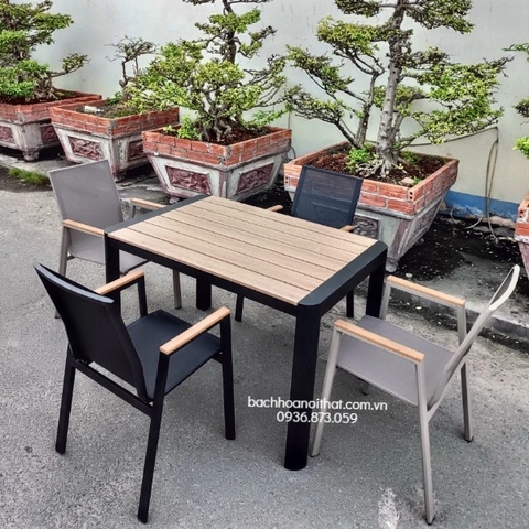 BÀN NGOÀI TRỜI GỖ NHỰA - BV19