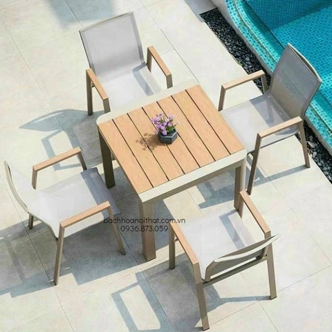 BÀN NGOÀI TRỜI GỖ NHỰA - BV19