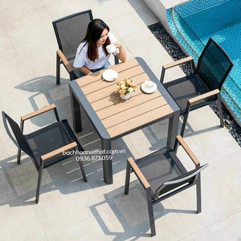 BÀN NGOÀI TRỜI GỖ NHỰA - BV19