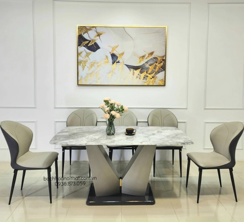 BÀN ĂN MẶT ĐÁ ĐẸP HIỆN ĐẠI - BAMD146