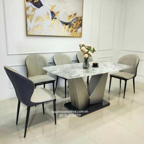 BÀN ĂN MẶT ĐÁ ĐẸP HIỆN ĐẠI - BAMD146