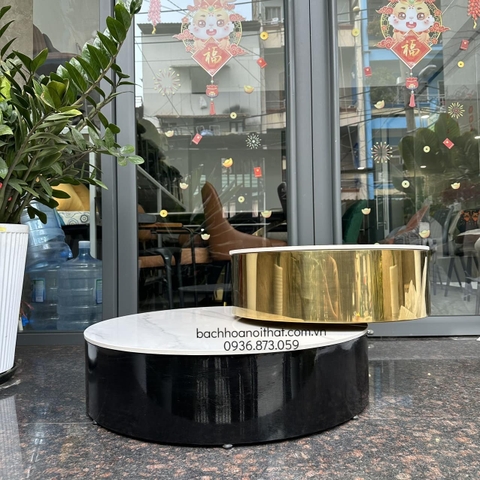 BÀN SOFA INOX MẠ VÀNG - BT127