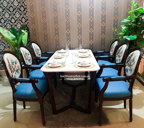 GHẾ LOUIS CỔ ĐIỂN CÓ TAY - GAG12