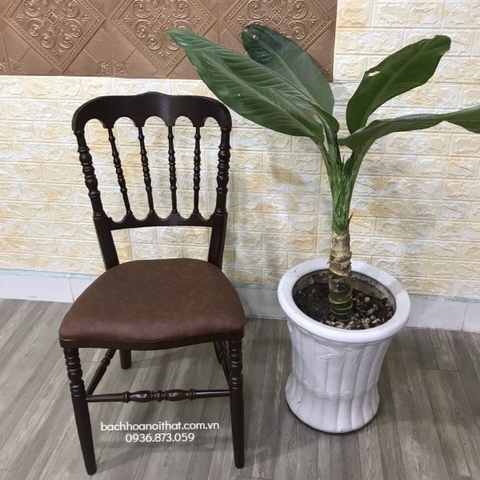 GHẾ NAPOLEON GỖ TỰ NHIÊN - GAG34