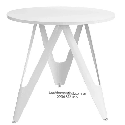 BÀN CAFE CHÂN KIỀNG MẶT GỖ - BCF53