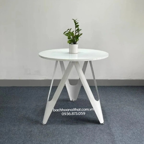 BÀN CAFE CHÂN KIỀNG MẶT GỖ - BCF53