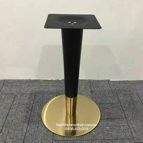 BÀN CAFE CHÂN MẠ VÀNG MẶT ĐÁ - BCF50