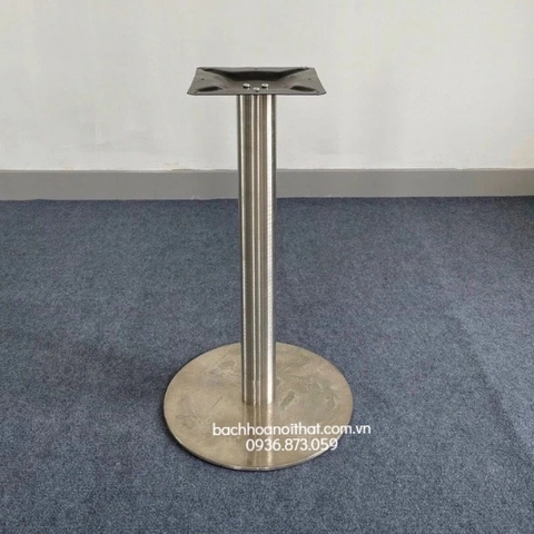 BÀN CAFE CHÂN INOX XƯỚC MẶT ĐÁ CERAMIC - BCF56