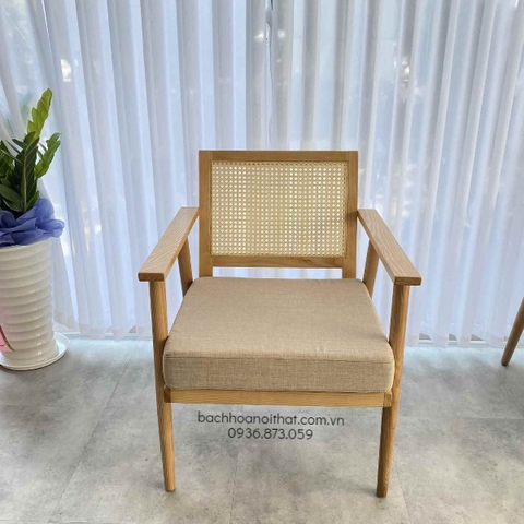 GHẾ SOFA MÂY TỰA LƯNG GỖ ASH - SFG27