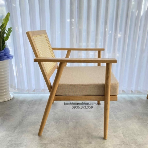 GHẾ SOFA MÂY TỰA LƯNG GỖ ASH - SFG27