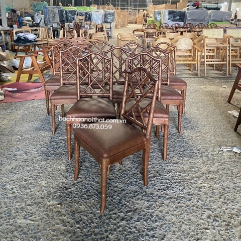 GHẾ ĂN GỖ BAMBOO GỖ ASH - GAG68