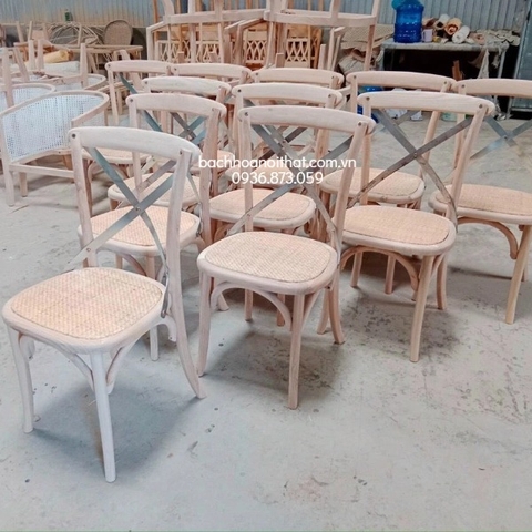 Ghế Bistro Mặt Ngồi Cói - GAG09