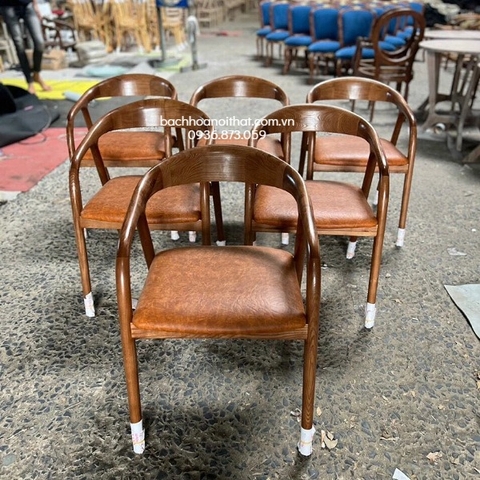 GHẾ NEVA CÓ TAY GỖ TẦN BÌ - GAG19