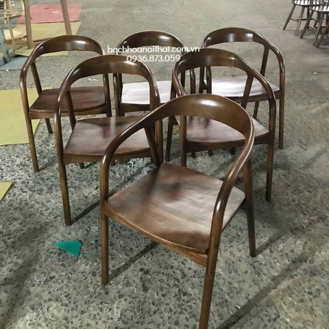 GHẾ NEVA CÓ TAY GỖ TẦN BÌ - GAG19