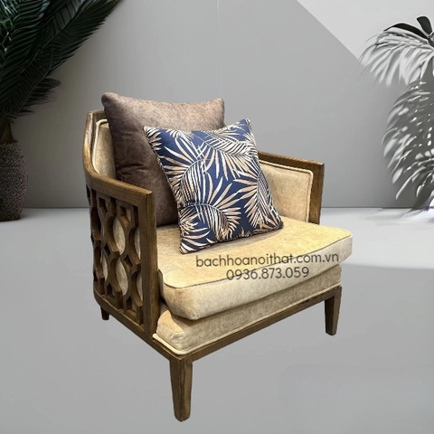 GHẾ SOFA CHAWOO KNEES INDOCHINE ĐƠN - SFG52