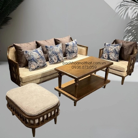 GHẾ SOFA CHAWOO KNEES INDOCHINE ĐƠN - SFG52