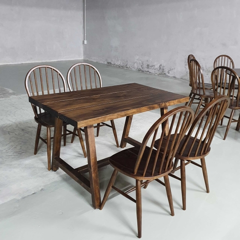 BÀN GỖ PHONG CÁCH VINTAGE