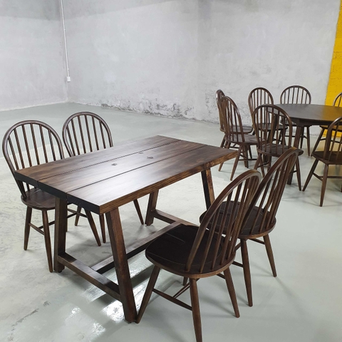 BÀN GỖ PHONG CÁCH VINTAGE