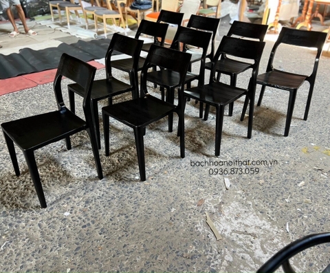 GHẾ GỖ SỒI MẶT VÁN - GAG76