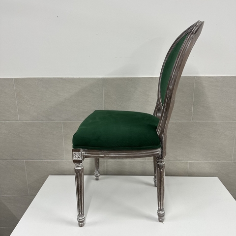 GHẾ GỖ CỔ ĐIỂN LOUIS KHÔNG TAY - GAG18