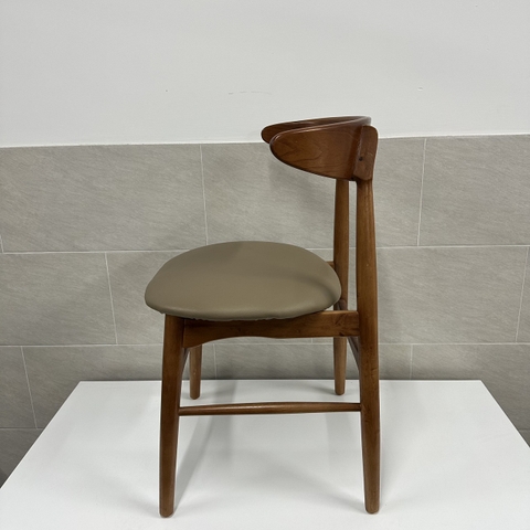 GHẾ LUNAR GỖ CAO SU - GAG17