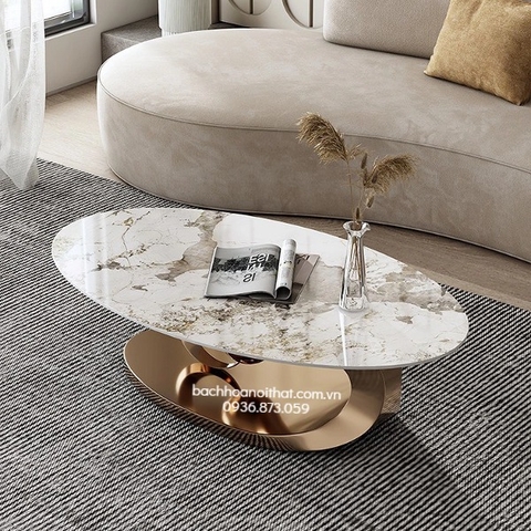 BÀN TRÀ SOFA HIỆN ĐẠI CHÂN INOX - BT148