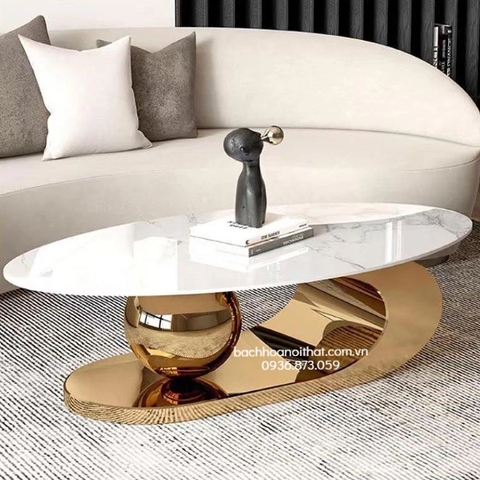 BÀN TRÀ SOFA HIỆN ĐẠI CHÂN INOX - BT148