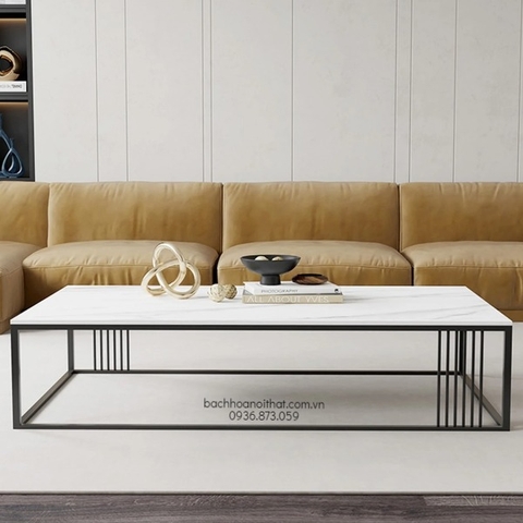 BÀN SOFA MẶT ĐÁ CHỮ NHẬT - BT149