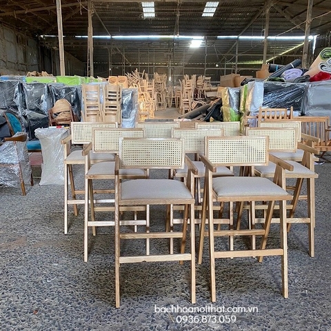 GHẾ BAR VLEG MẶT NỆM - BAR21