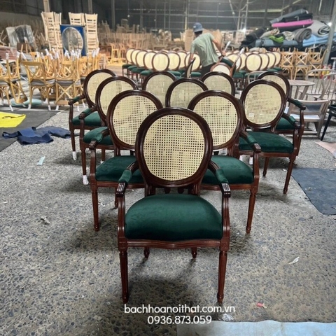 GHẾ LOUIS CÓ TAY TỰA MÂY - GAG49