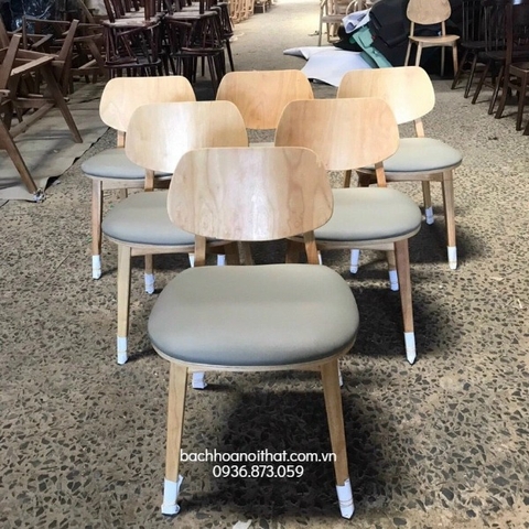 GHẾ GỖ VENUS MẶT NỆM - GAG75