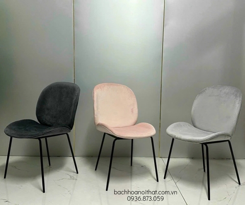 GHẾ GUBI BEATLE CHÂN ĐEN - GAN12