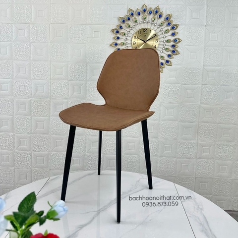 GHẾ NORDIC BỌC DA CHÂN SẮT - ST03
