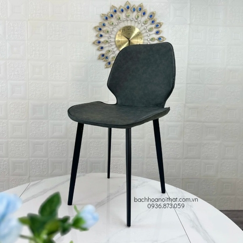 GHẾ NORDIC BỌC DA CHÂN SẮT - ST03