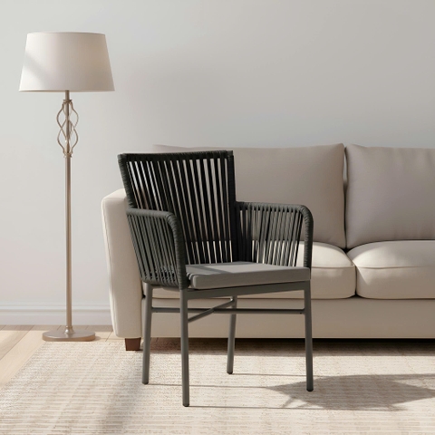 Ghế Ngoài Trời Đan Dây Hiện Đại GD40