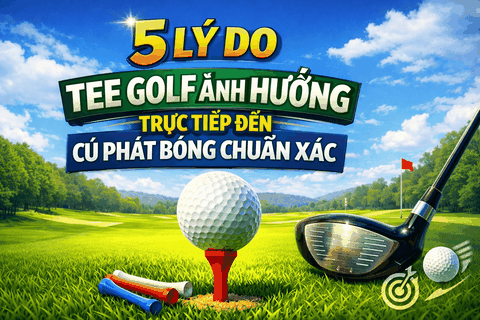5 Lý Do Tee Golf Ảnh Hưởng Trực Tiếp Đến Cú Phát Bóng Chuẩn Xác