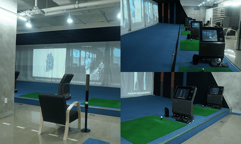 Nhân đôi sự đặc biệt! Màn hình sân tập golf