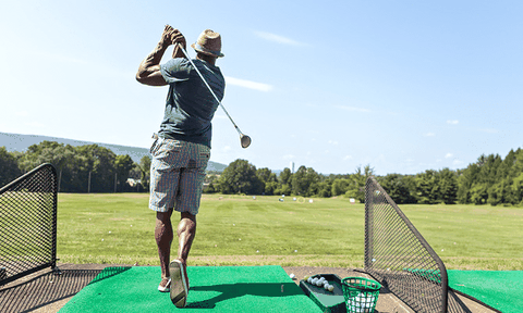 Cú swing trên sân khác với cú swing tập luyện