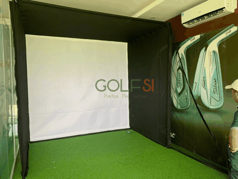 Giá phòng tập golf 3D? Kích thước phòng tập golf 3D trong nhà?