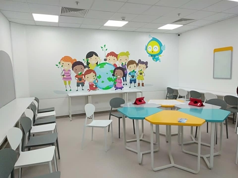 Nội thất trung tâm ngoại ngữ - Thiết kế không gian của Hệ thống Anh ngữ Englishnow