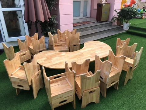 Bàn ghế mầm non đạt chuẩn là như thế nào? Cập nhật kích thước theo TCVN 3907:2011