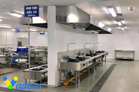 Quy trình bố trí bếp ăn một chiều là gì?