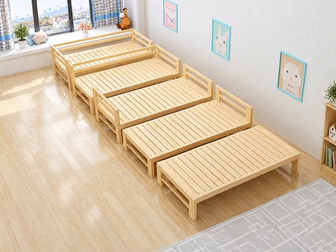 Giường ngủ mầm non: Gợi ý mẫu phù hợp, an toàn và tiện dụng cho bé