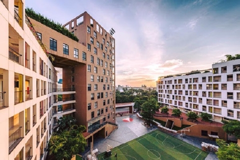 Lắp đặt nội thất phòng học trường THCS Marie Curie, Hà Nội